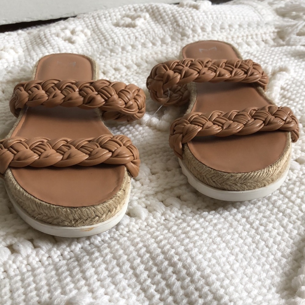 Marc Fisher Ltd Jaimee Tan Leather Double Braided… - image 2